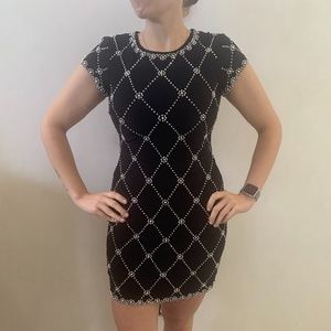 Sassy Betsy & Adam Embellished Sheath Dress